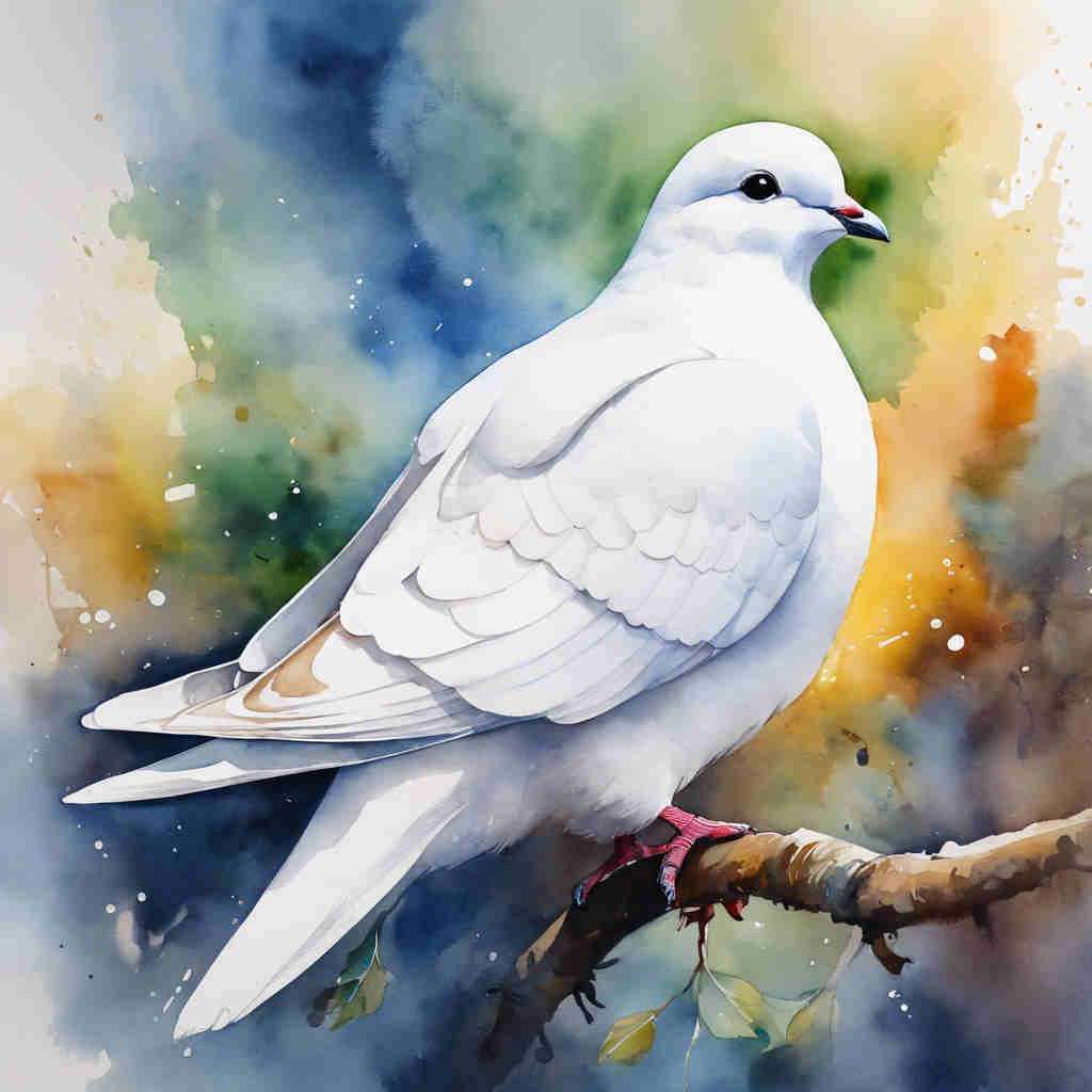 White Doves as a Symbol of Peace